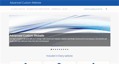 Desktop Screenshot of customwebfeatures.com